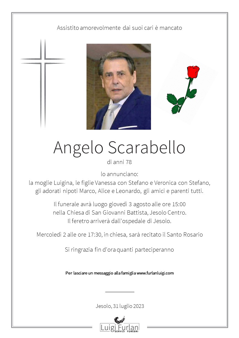 ANGELO SCARABELLO Furlan Luigi Servizi Funebri